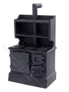 (image for) Miniature Wood Stove for Dollhouses