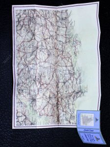 (image for) Miniature Map of England's South Coast for Dollhouses