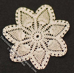 (image for) Miniature Laser Cut Doily for Dollhouses