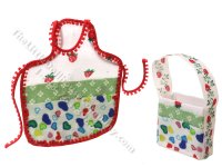 (image for) Miniature Gardening Apron and Tote Set for Dollhouses