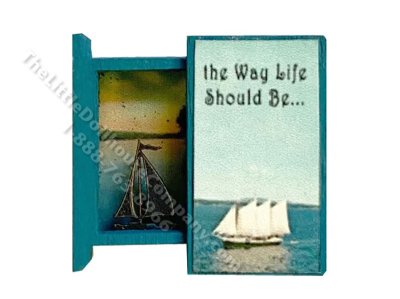 (image for) Miniature Secret Book - The Way Life Should Be