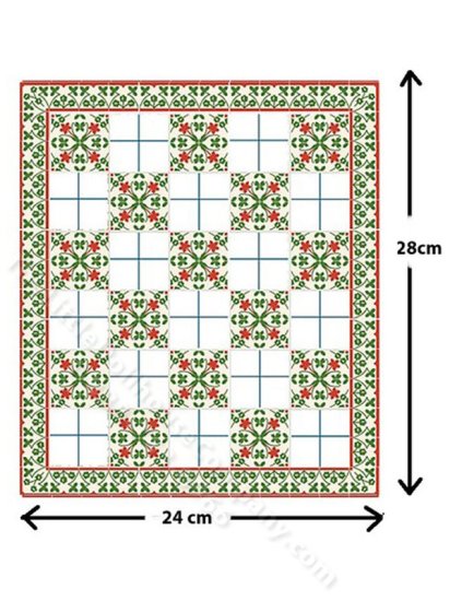 (image for) Dollhouse Scale Model Floor Tile Kit