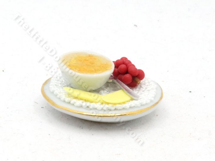 (image for) Miniature Bowl of Cereal with Fruit