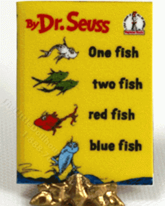 (image for) Miniature 'One Fish, Two Fish, Red Fish, Blue Fish' by Dr.Seuss