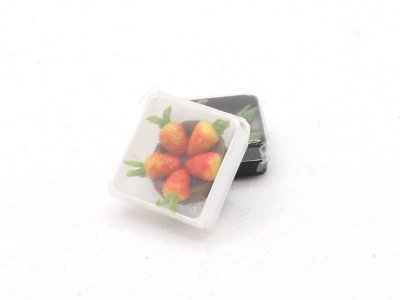 (image for) Miniature Chocolate Strawberry Tart for Dollhouses