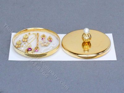 (image for) Miniature Round Jewellery Box by Cheryl Warder