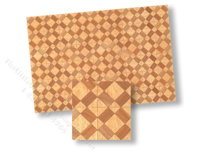 (image for) Miniature Faux Wood Paper Flooring for Dollhouses