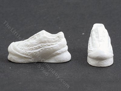 (image for) Miniature White Tennis Shoes for Dollhouses