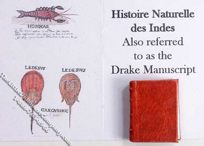 (image for) Miniature Book: 'Histoire Naturelle des Indes'