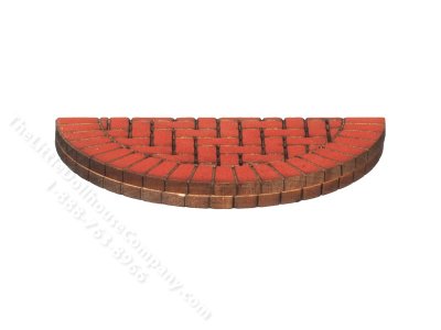 (image for) Miniature Brick Steps for Dollhouses - Round Large