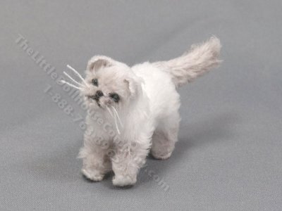 (image for) Miniature Long Haired Cat by Marie W. Evans - Himalayan