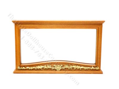 (image for) Miniature Fireplace Mantle Mirror for Dollhouses