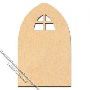 (image for) Dollhouse Scale Model Unfinished Laser Cut Fairy Door
