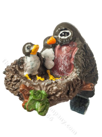 (image for) Miniature Robin's Nest for Dollhouses