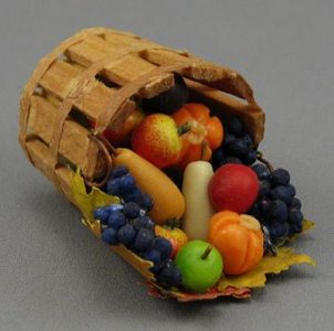 (image for) Bucket Full of Fruits Spilling Out by Amy Robinson