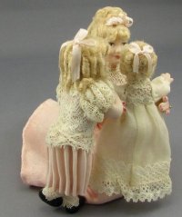 (image for) Victorian Mother Doll With Baby and Little Girl by Patsy Thomas