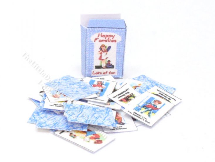 (image for) Miniature Deck of 'Happy Families' Cards