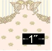 (image for) Dollhouse Scale Model Wallpaper Cherubs