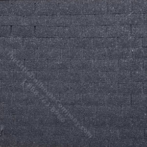 (image for) Self-Adhesive Black Asphalt Shingles for Dollhouses