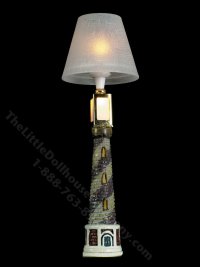 (image for) Miniature Lighthouse Floor Lamp for Dollhouses
