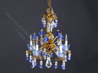 (image for) Dollhouse Miniature 12V Grand Luna 5-Arm Chandelier