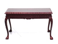 (image for) Miniature Mahogany Coffee Table for Dollhouses