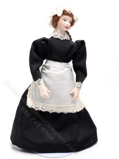(image for) Miniature Colonial Maid for Dollhouses