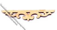 (image for) Unfinished Laser Cut Gingerbread for Dollhouse Scale Models