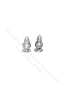 (image for) Miniature Pewter Salt and Pepper Shakers for Dollhouse