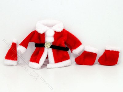 (image for) Miniature Santa Suit For Dollhouses