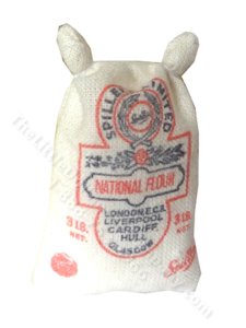 (image for) Miniature Sack of Spillers Flour for Dollhouses