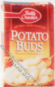 (image for) Miniature Replica Box of Potato Buds for Dollhouses