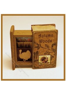 (image for) Miniature Secret Book - AUTUMN WOODS - Turkey