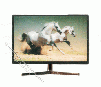 (image for) Dollhouse Scale Model Pedestal 3D TV
