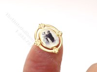 (image for) Miniature Framed Photo of Couple for Dollhouses