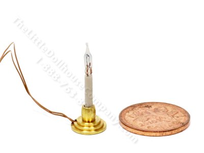 (image for) Miniature 12v Candle for Dollhouses