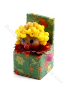 (image for) Miniature Handmade Jack in the Box for Dollhouses
