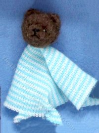 (image for) Miniature Mohair Cuddle Bear by Erna Meyer