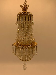(image for) 1/12 Scale Small Daphne Chandelier With Tassels