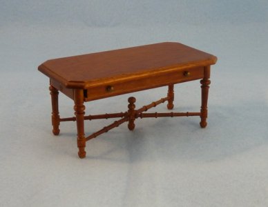 (image for) Miniature Walnut "Renne" French Provincial Coffee Table