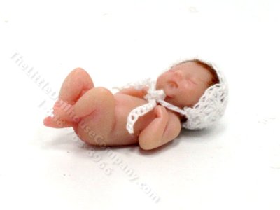 (image for) Miniature Baby in Bonnet by Camille Allen