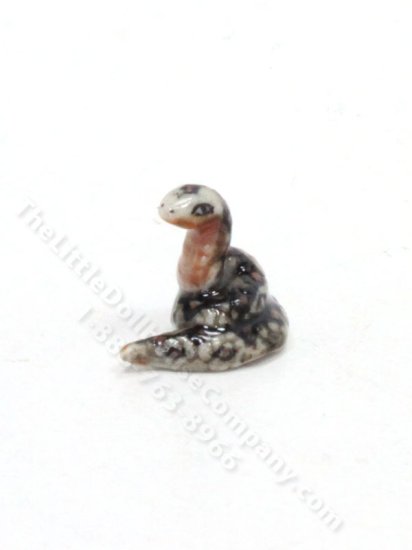 (image for) Miniature Ceramic Snake for Dollhouses