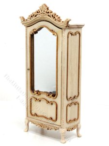 (image for) Miniature Unfinished Mirrored Wardrobe