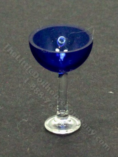 (image for) Miniature Blue Coupe Glass by Gerd Felka