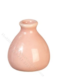 (image for) Miniature Pink Bud Vase for Dollhouses