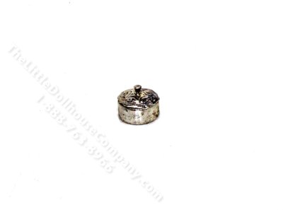 (image for) Miniature Engraved Sterling Silver Powder Box by Don Henry