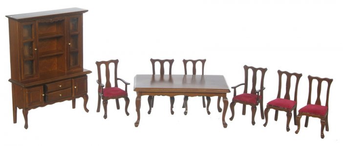 (image for) Dollhouse Miniature Dining Room Set
