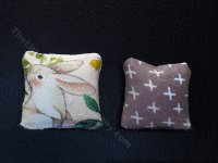 (image for) Miniature Pair of Bunny Rabbit Pillows