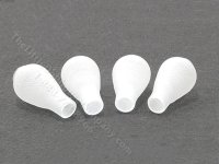 (image for) Dollhouse Miniature Frosted Glass Chimney Shade (4/pk)