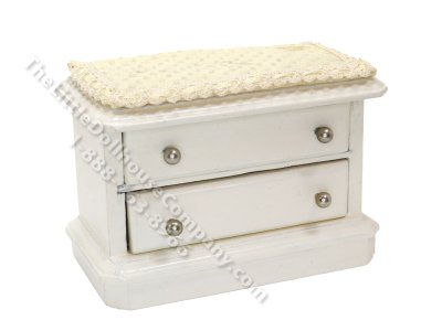 (image for) Miniature Nursery Changing Table Drawer Chest for Dollhouses